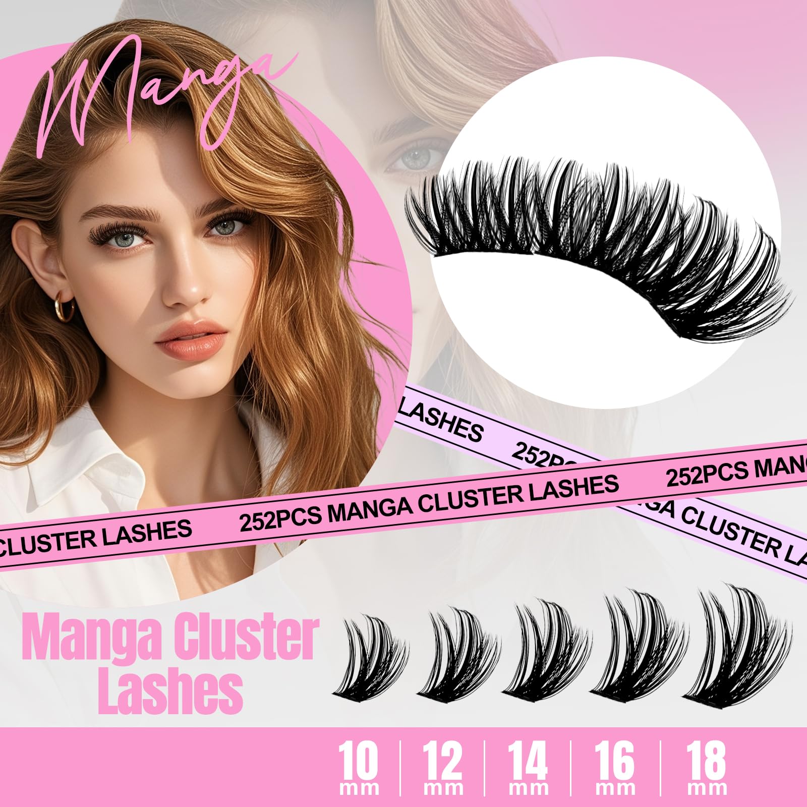 Wendy Lashes Wispy Spiky Ends create a soft yet bold look.