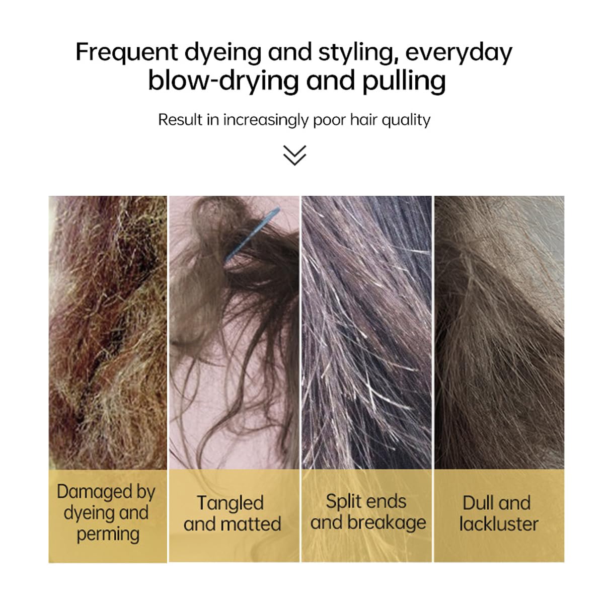 WenFeng Hair Mask bottle dispense highlights convenient keratin nourishment at home