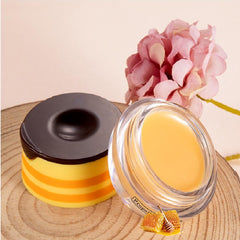 WenFeng honey aroma lip balm close-up emphasizing gentle fragrance and moisture.