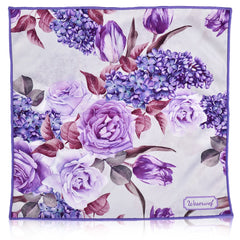 Weserwef microfiber cleaning cloth for eyeglasses in rose and lilac – 12x12 inches