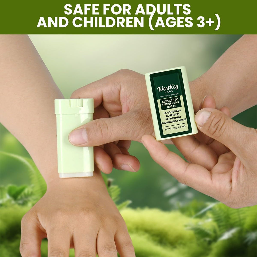 WestKey Labs DEET-free formula offers skin-friendly outdoor use for families.