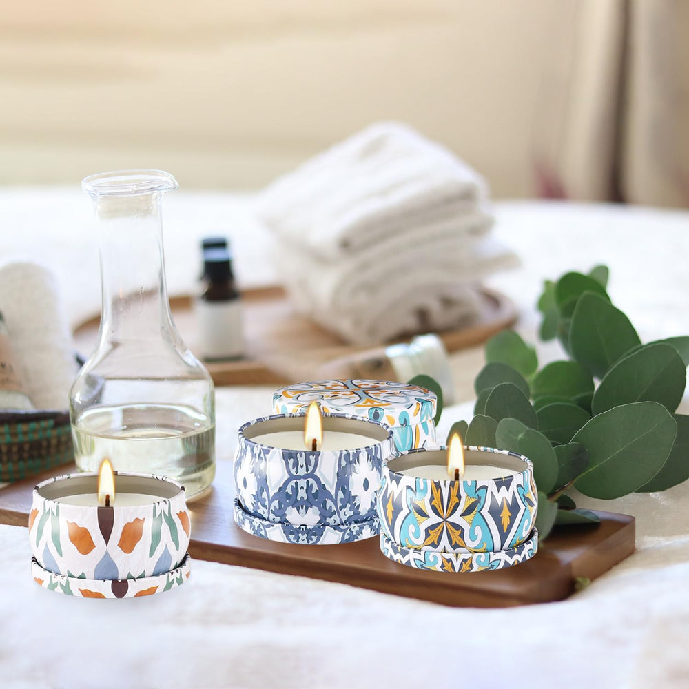 Display of the 16-pack scented candle gift set