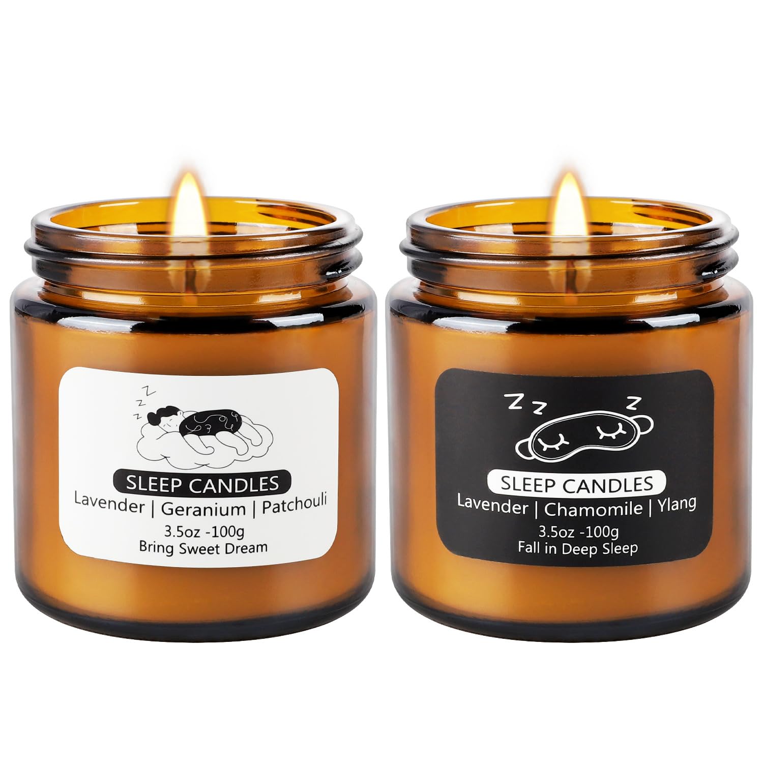 Sweet Dream candle with lavender, geranium and patchouli