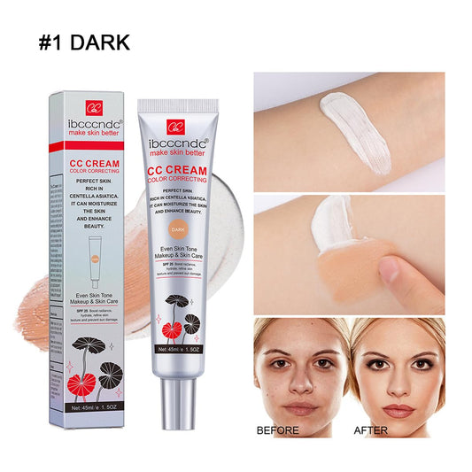 WFWJ CC cream full-coverage swatch delivers natural, even finish.
