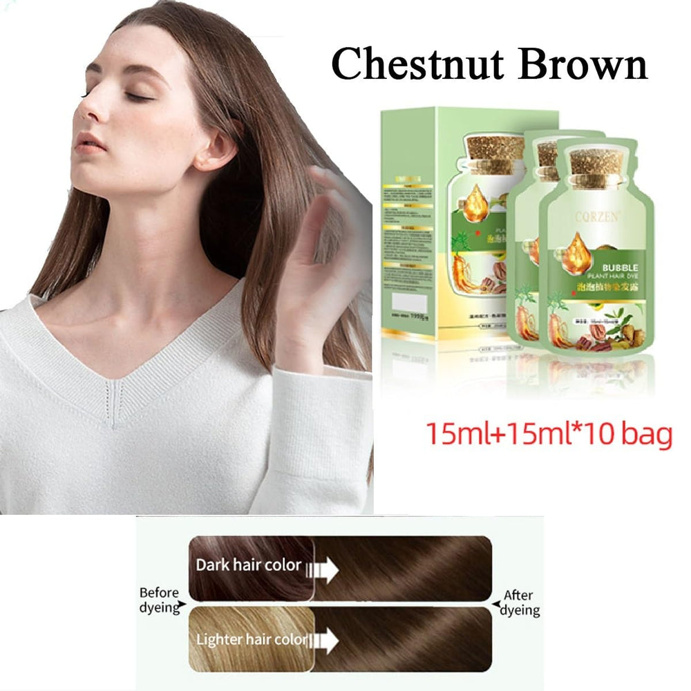 WFWJ Chestnut Brown shade offers warm, natural-looking color.
