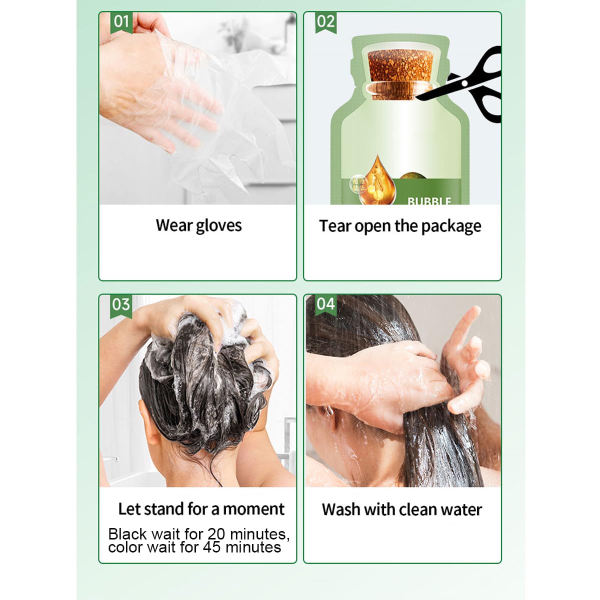 WFWJ Nourishes and protects the scalp with a plant-based formula.