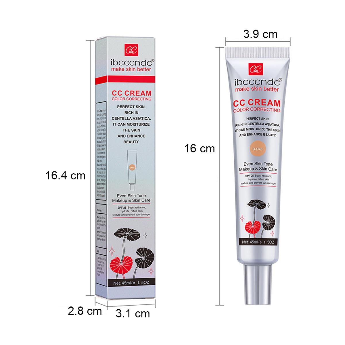 WFWJ SPF25 sunscreen concealer foundation layer protects and conceals.
