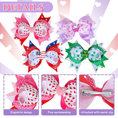 Whaline Easter bow clip with bunny motif enhances spring outfits.