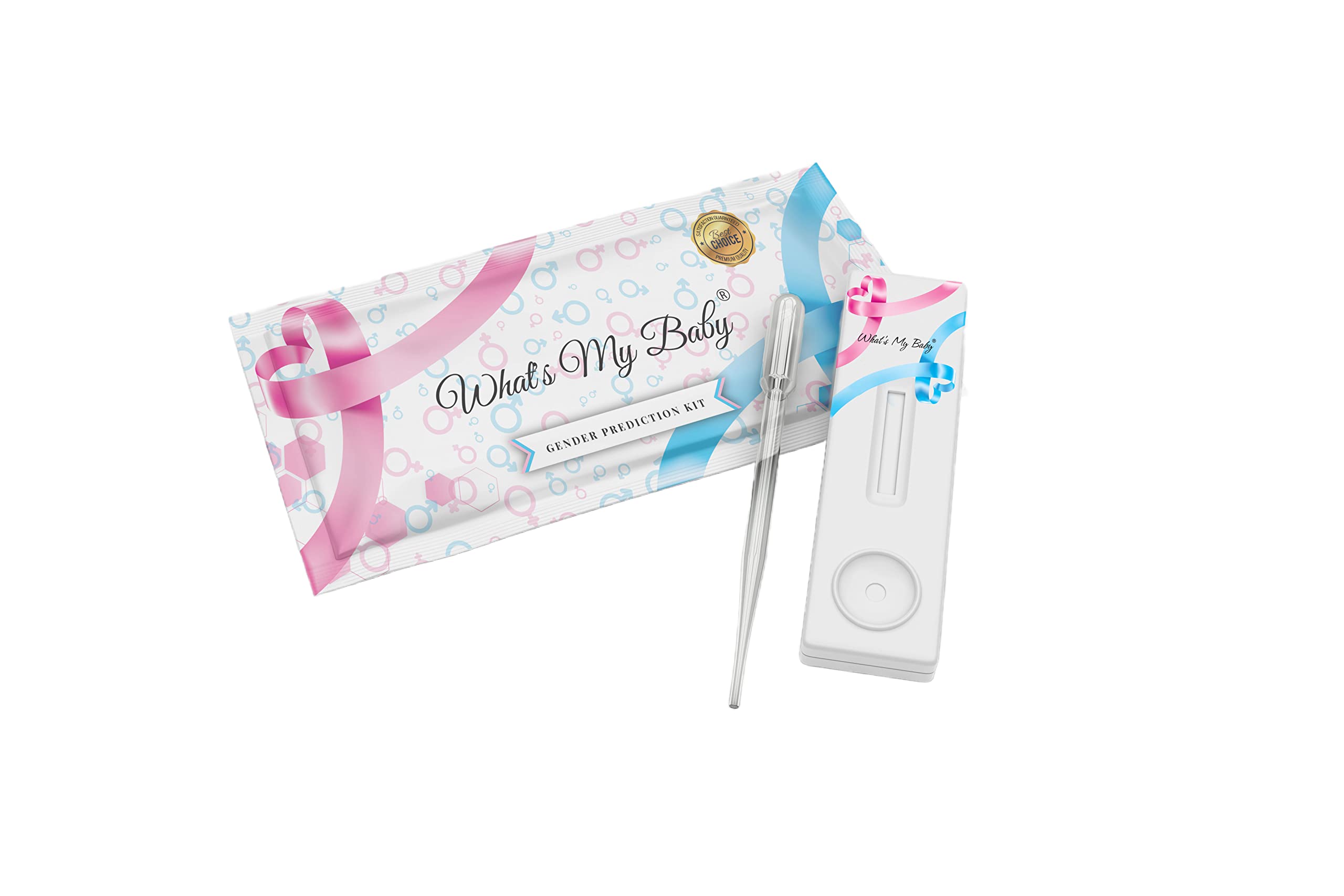 Whats My Baby Early Gender Prediction Test kit with color-changing indicator