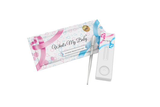 Whats My Baby Early Gender Prediction Test kit with color-changing indicator