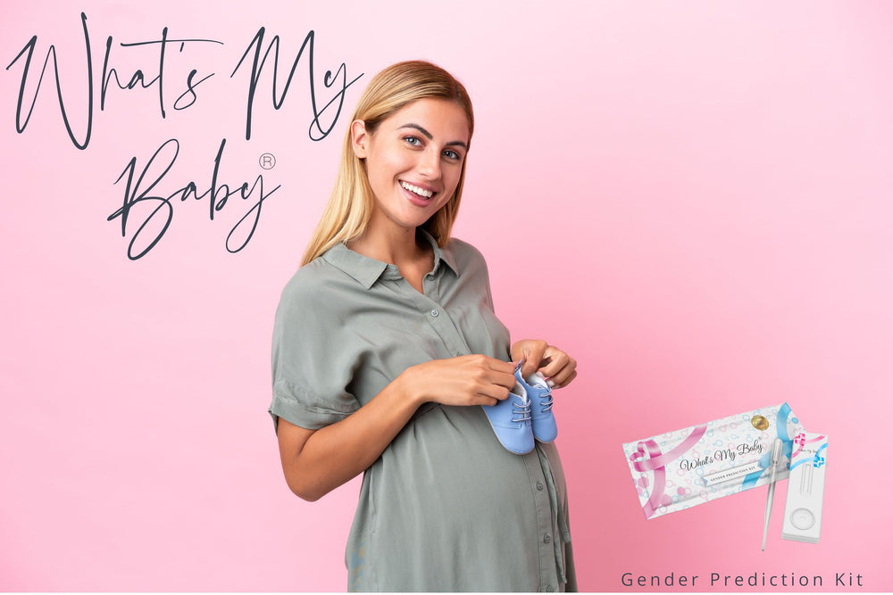 Whats My Baby test kit packaging and user instructions