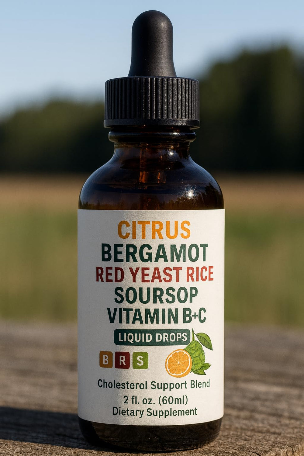 Product packaging with front and back labels