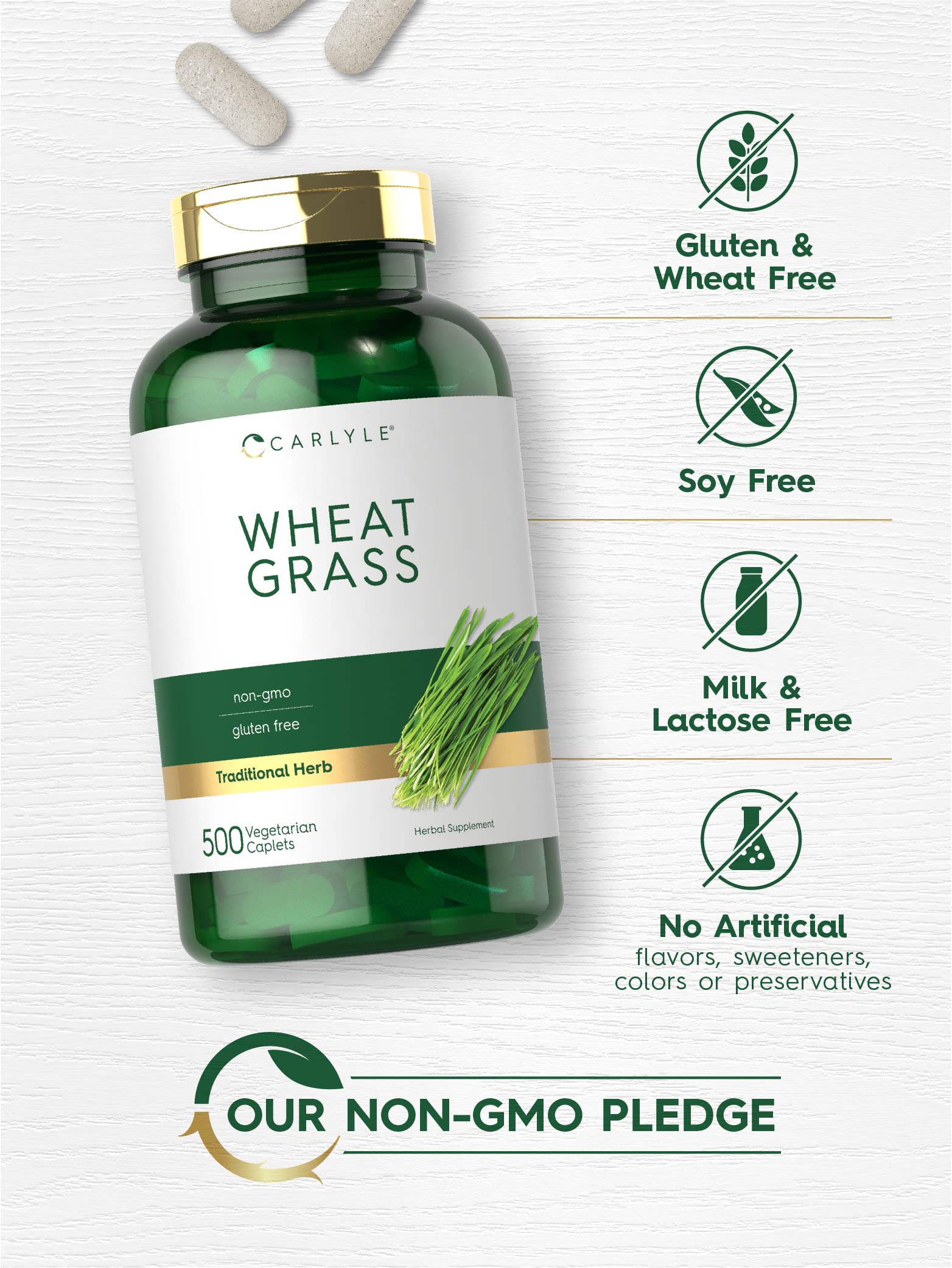 Wheat grass leaves representing the superfood ingredient