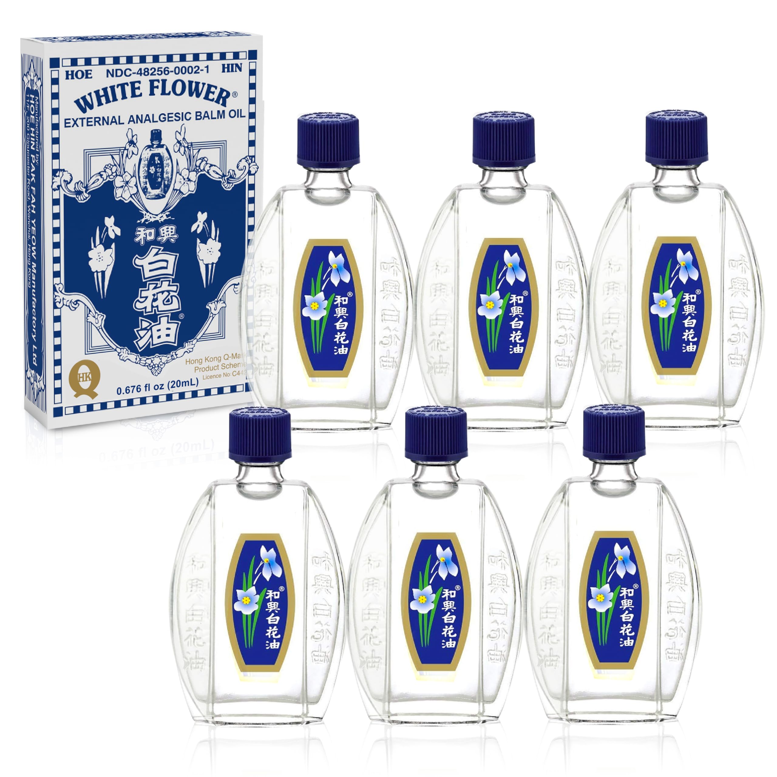 White Flower Analgesic Balm Oil bottle 20ml