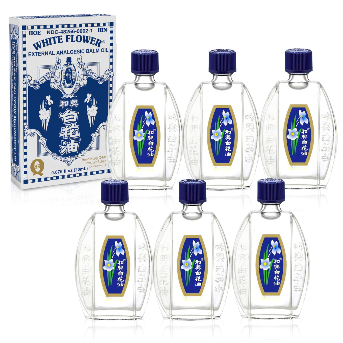 White Flower Analgesic Balm Oil bottle 20ml