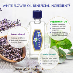 12-pack display box of White Flower Balm Oil