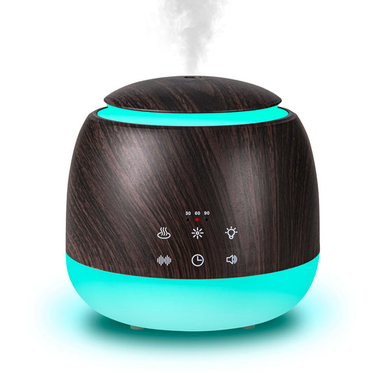 White Noise and Diffuser with deep brown finish, front view