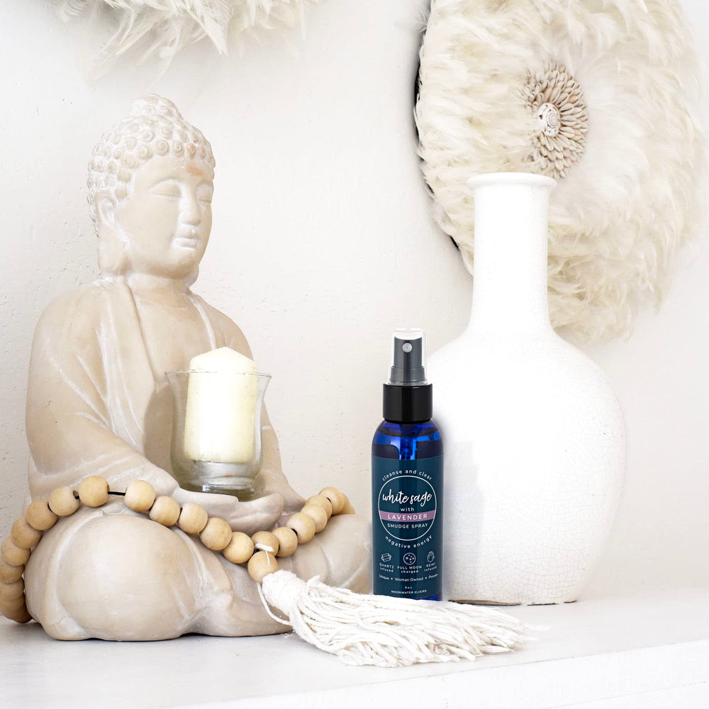 Reiki-charged cleansing spray for spiritual energy and aura protection