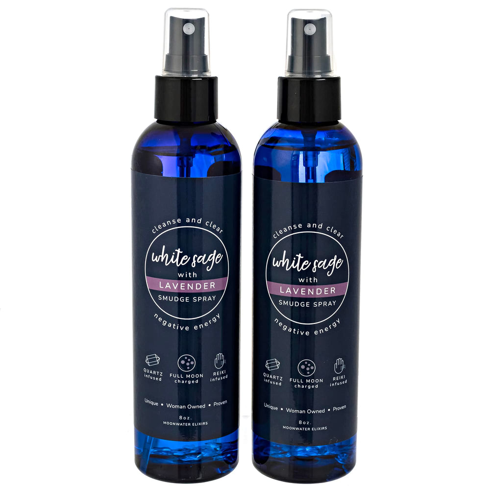 Two 8oz Moonwater Sage Spray bottles (2x8oz)