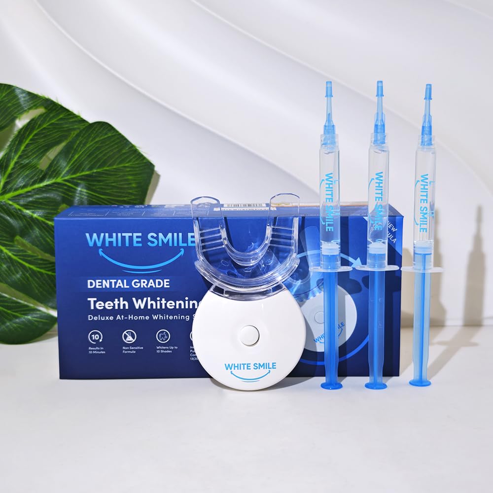 LED mouth tray for at-home whitening