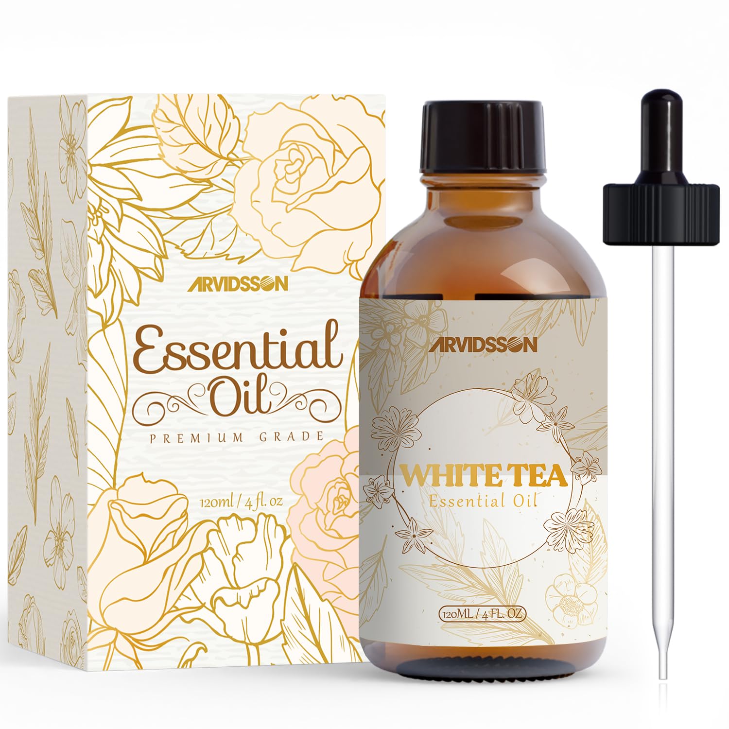 4 oz White Tea essential oil bottle