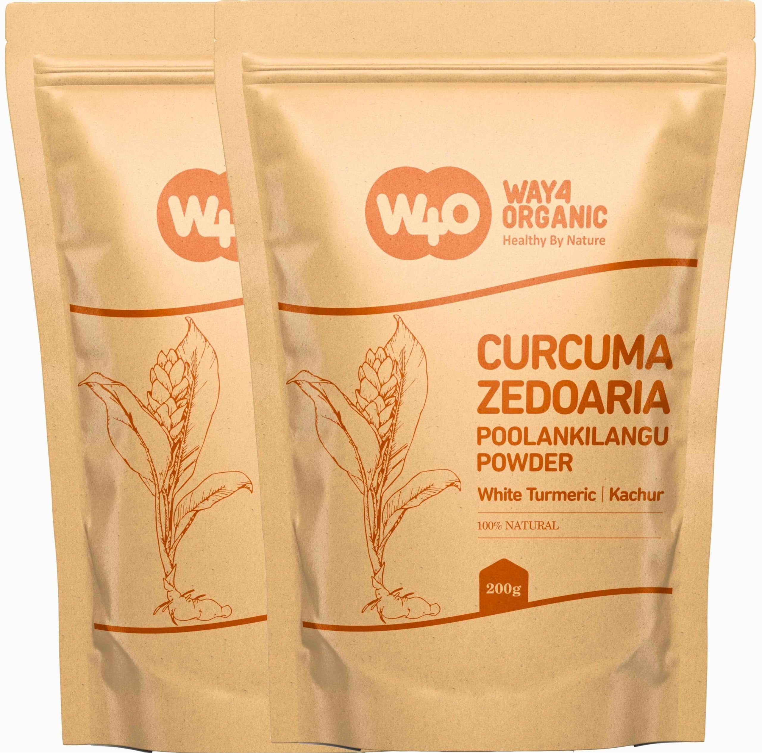 White Turmeric Powder (Poolankilangu) - Ground powder 8 oz (226 g) pack of 2