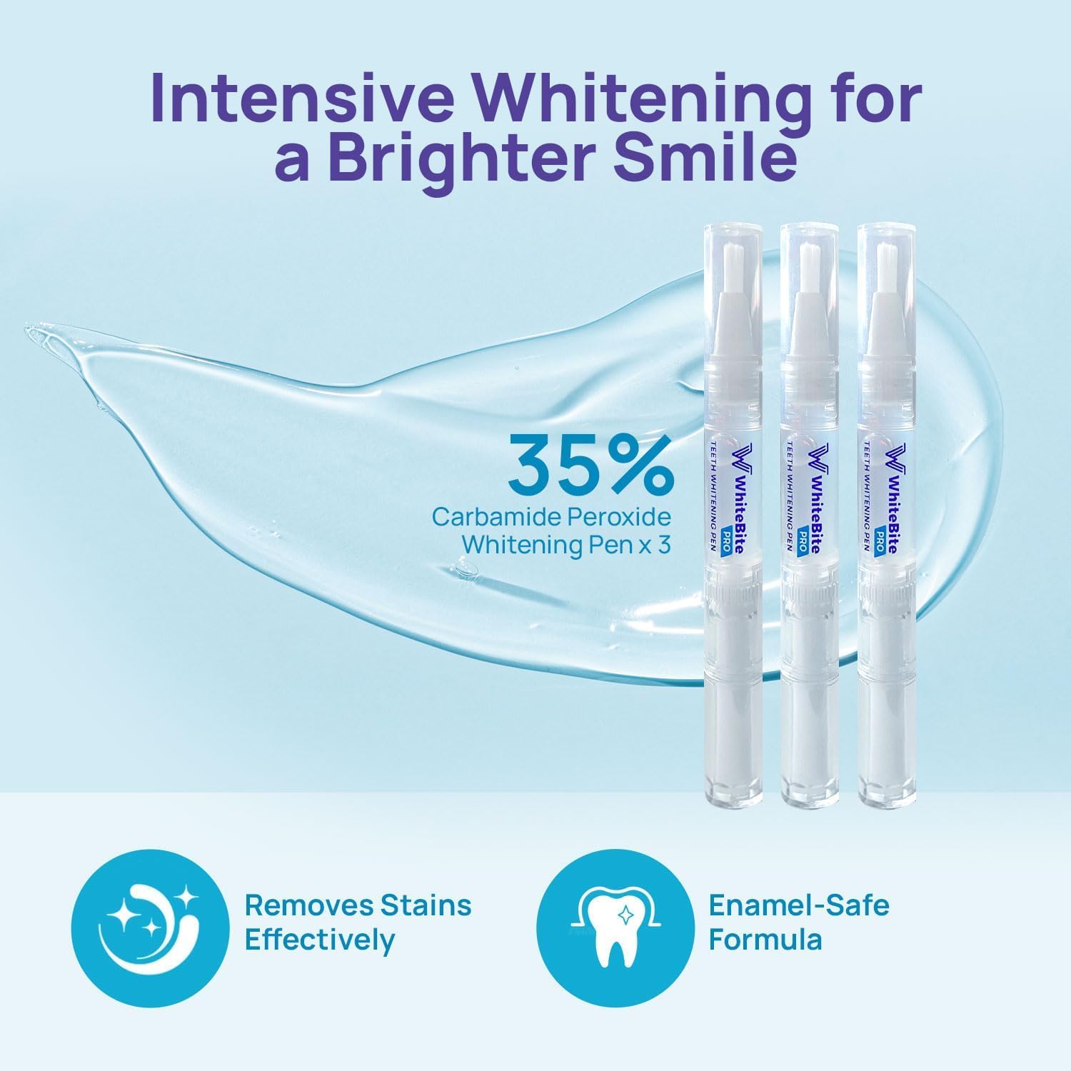 LED whitening device being used for at-home whitening