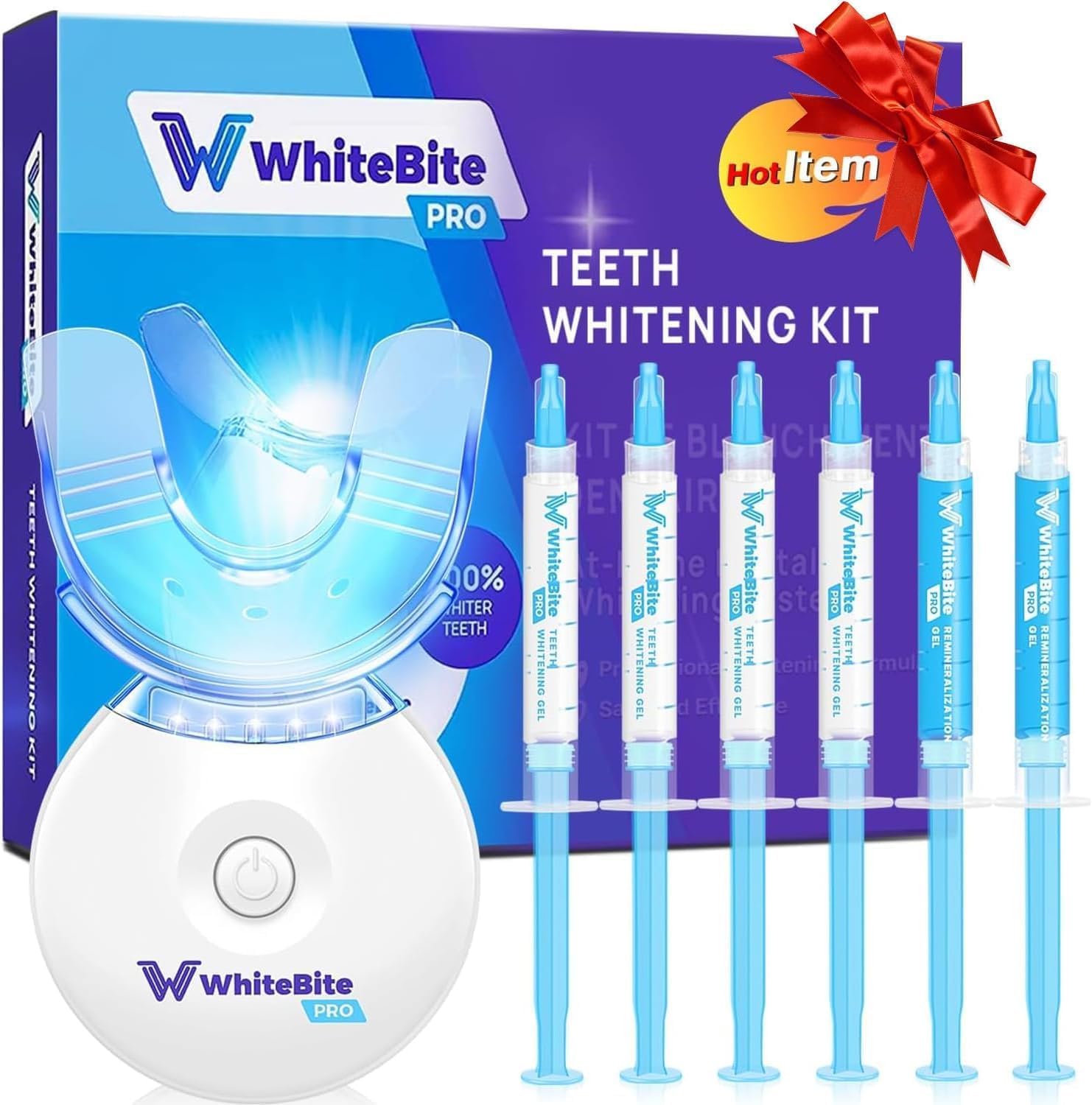 Whitebite Pro kit with LED light system and gel pens