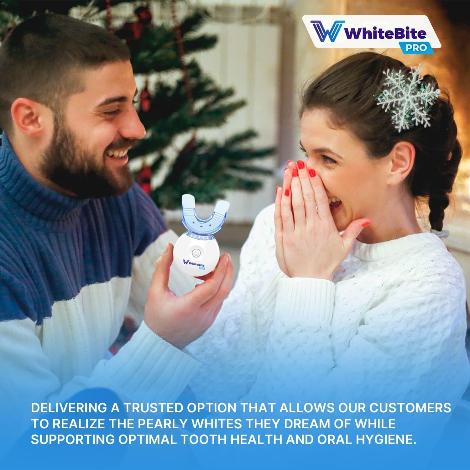 Professional-grade whitening results at home with Whitebite Pro