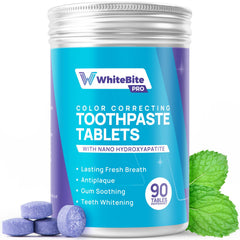 Whitebite Pro toothpaste tablets packaging