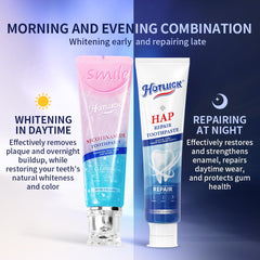 Close-up of Niacinamide toothpaste tube