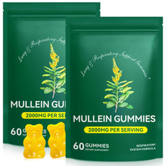 WHLH & Well-Being Mullein Leaf Gummies 2-Pack packaging front