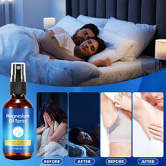 Whole-body magnesium oil spray suitable for shoulders, neck, and limbs