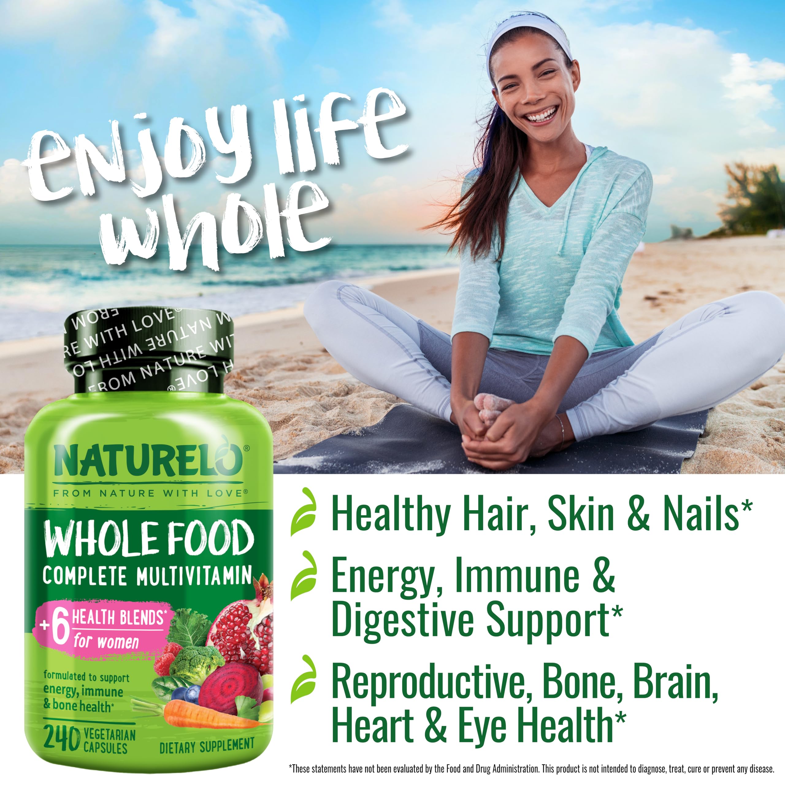 Whole-food fruits and vegetables in the formula