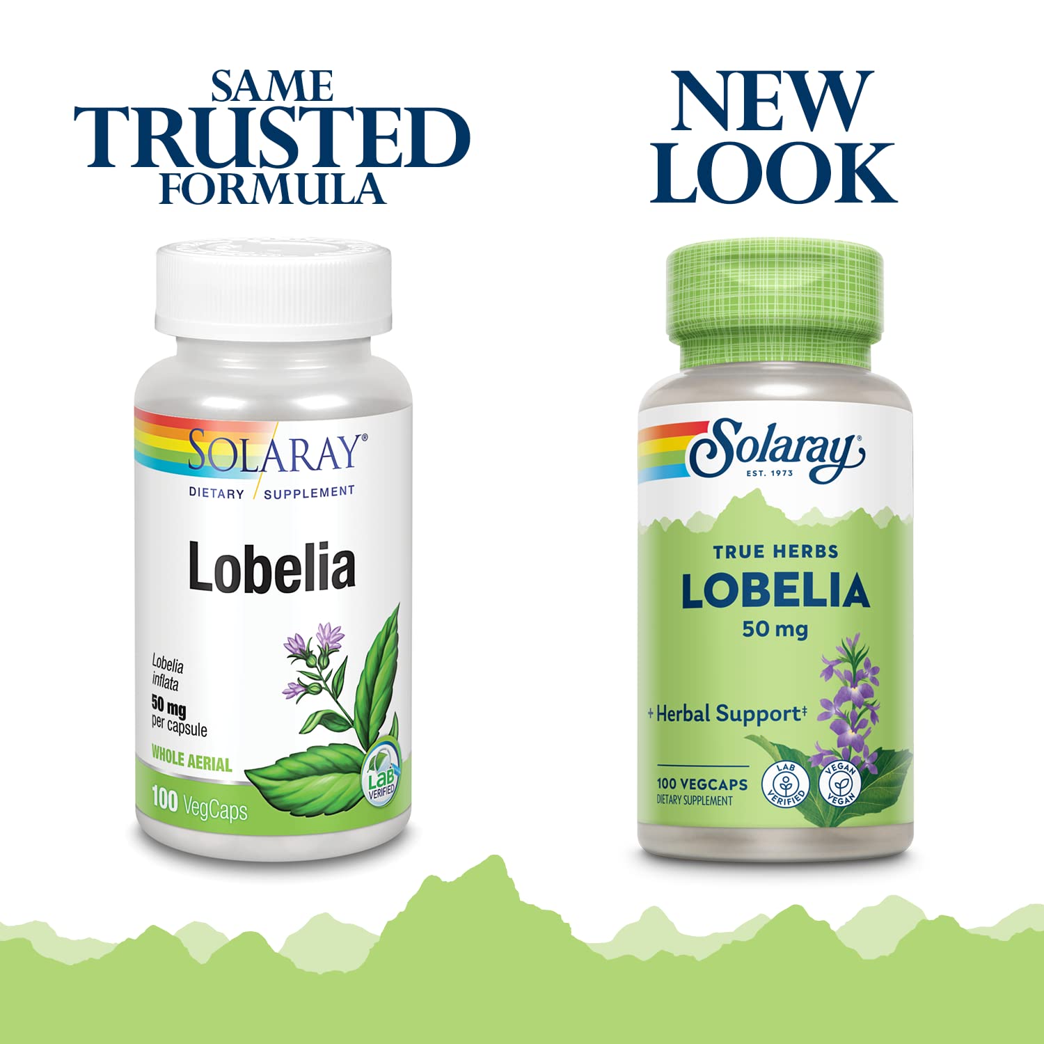 Whole lobelia aerial plant used in the formula