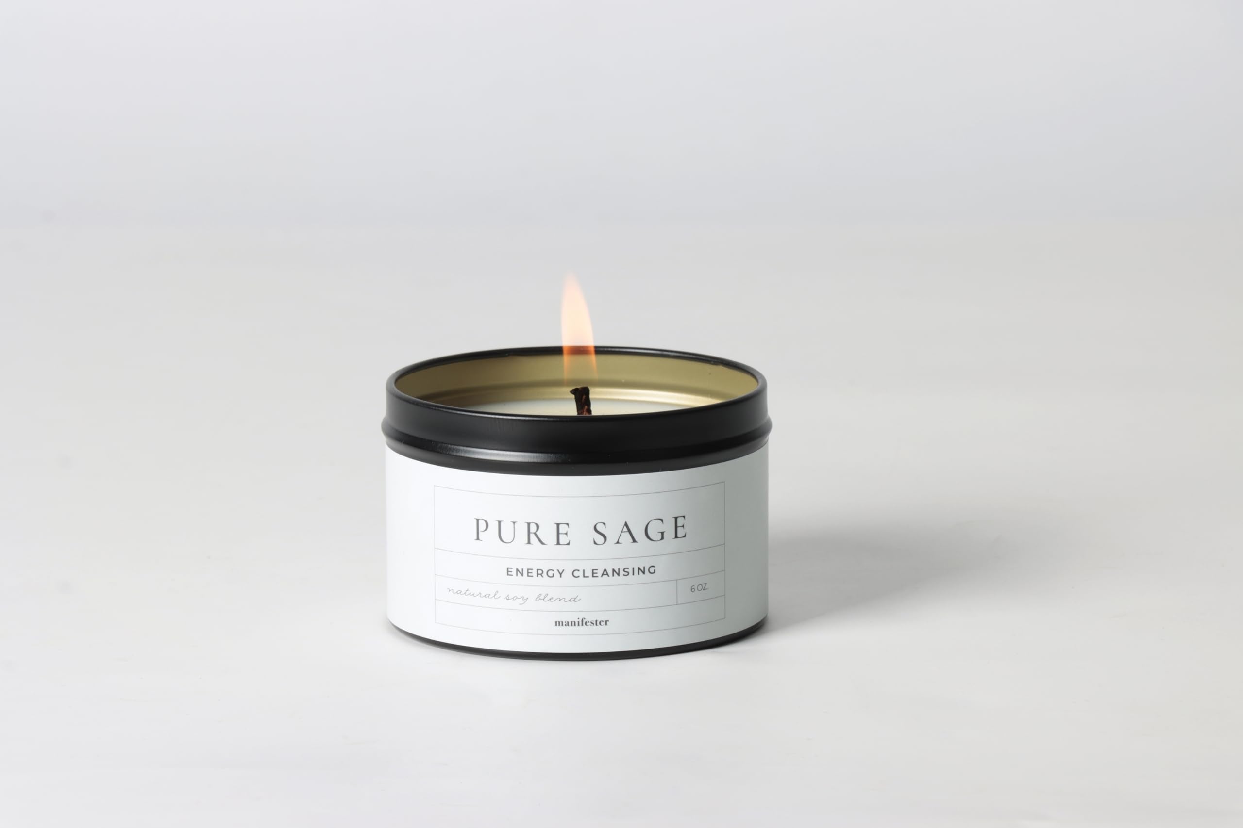 Whole Works Sage Candle compact 6oz size ideal for room refresh
