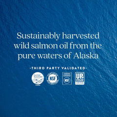 Fresh-pressed extra-virgin salmon oil for better absorption