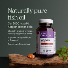 Omega-3 DHA and EPA profile for Wholemega Fish Oil