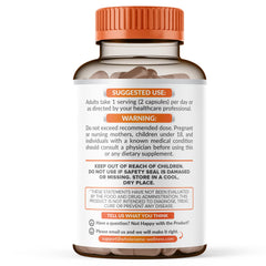 Packaging showing vegan, dairy-free Liposomal Vitamin C capsules