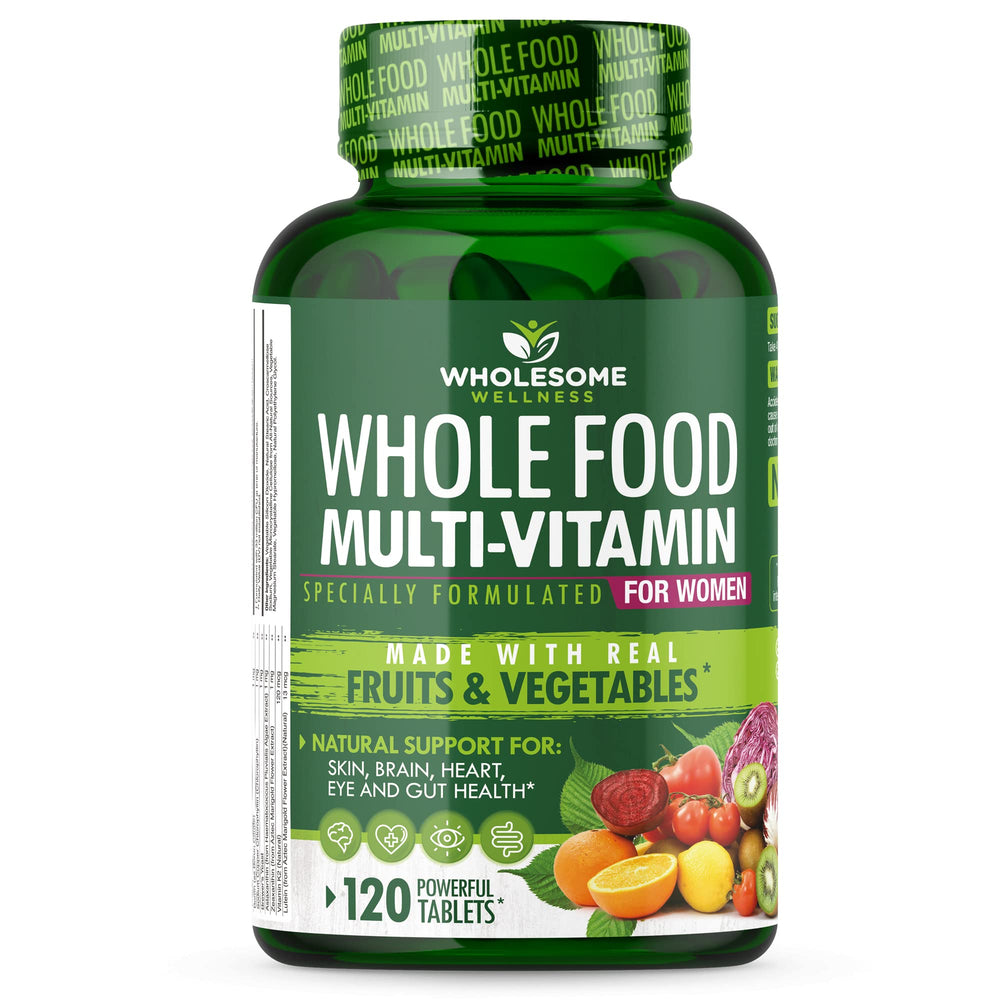 Wholesome Wellness Women's Multivitamin bottle with 120 tablets