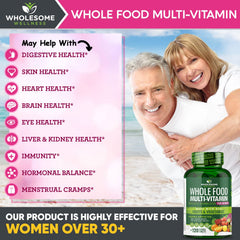 Whole food vitamin ingredients and natural blends