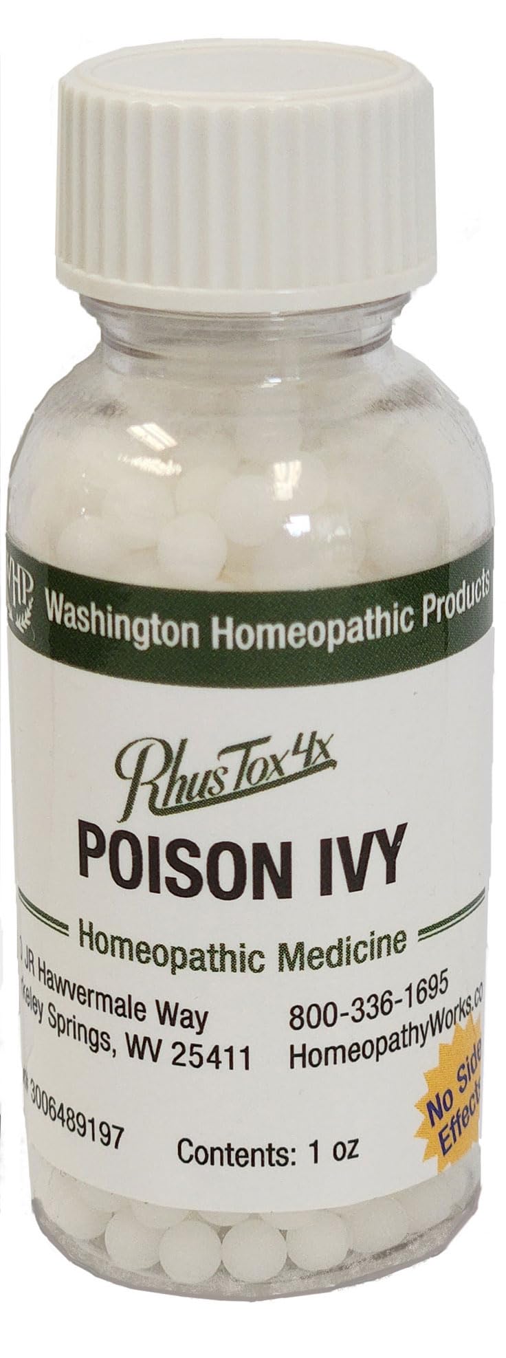Close-up of WHP Poison Ivy bottle