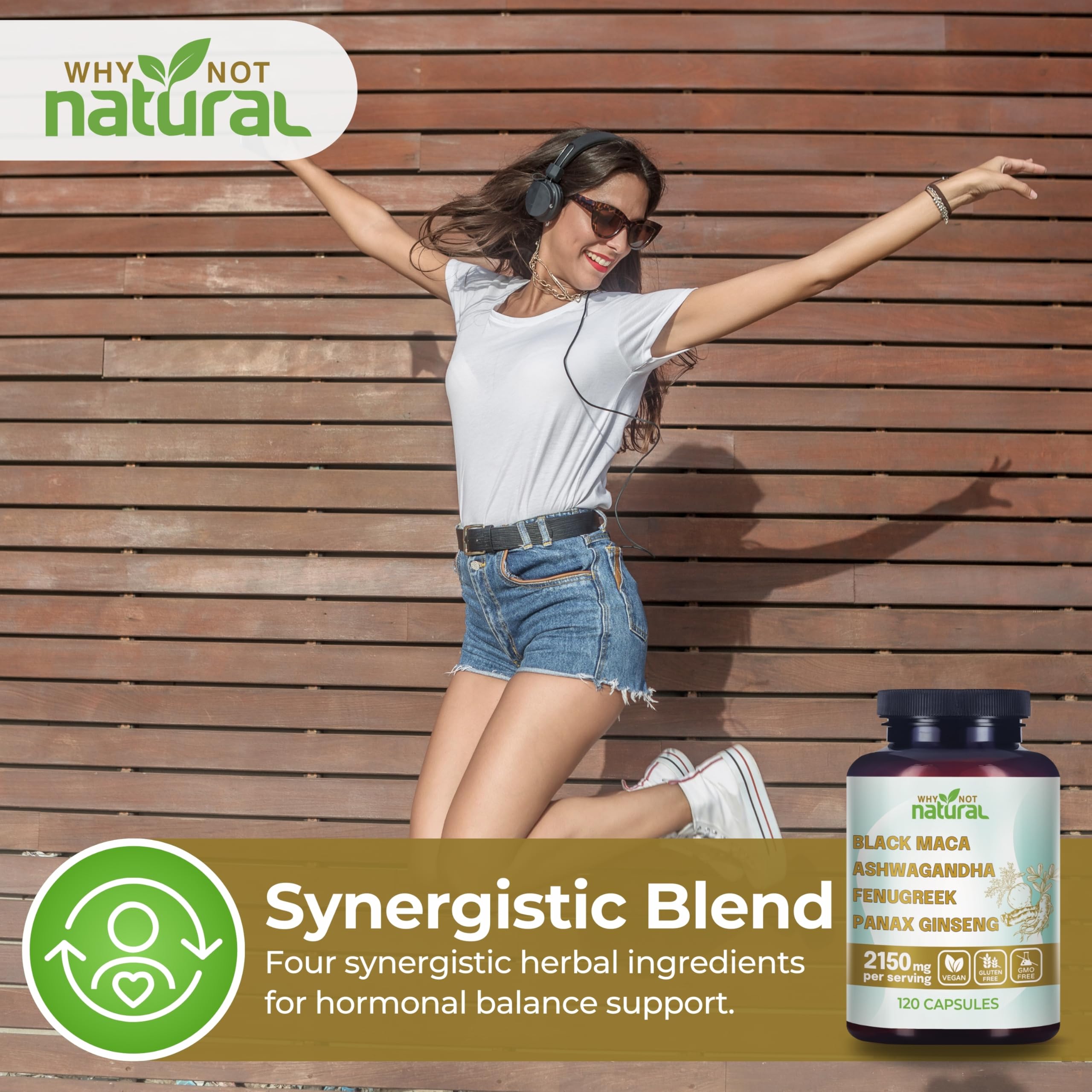 Lifestyle concept with capsules for energy and balance