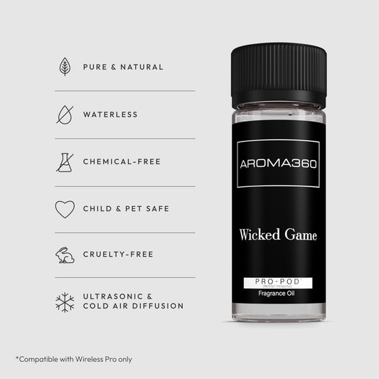 Wicked Game Pro Pod 50ML label close-up