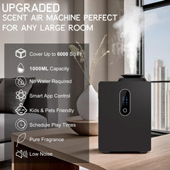 Scent diffuser with WiFi control via Smart Life app