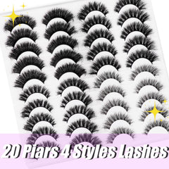 Wikbik 8D faux mink lashes provide silky softness and feather-light wear