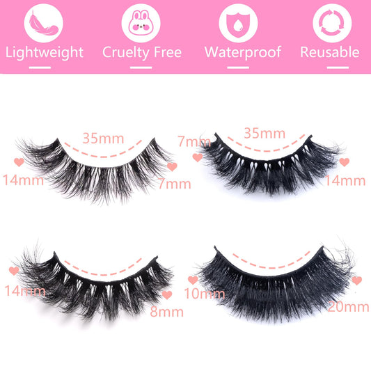 Wikbik four-styles mixed-volume set offers versatile options for various eye shapes