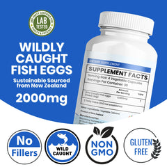 Freeze-dried fish eggs capsules packaging