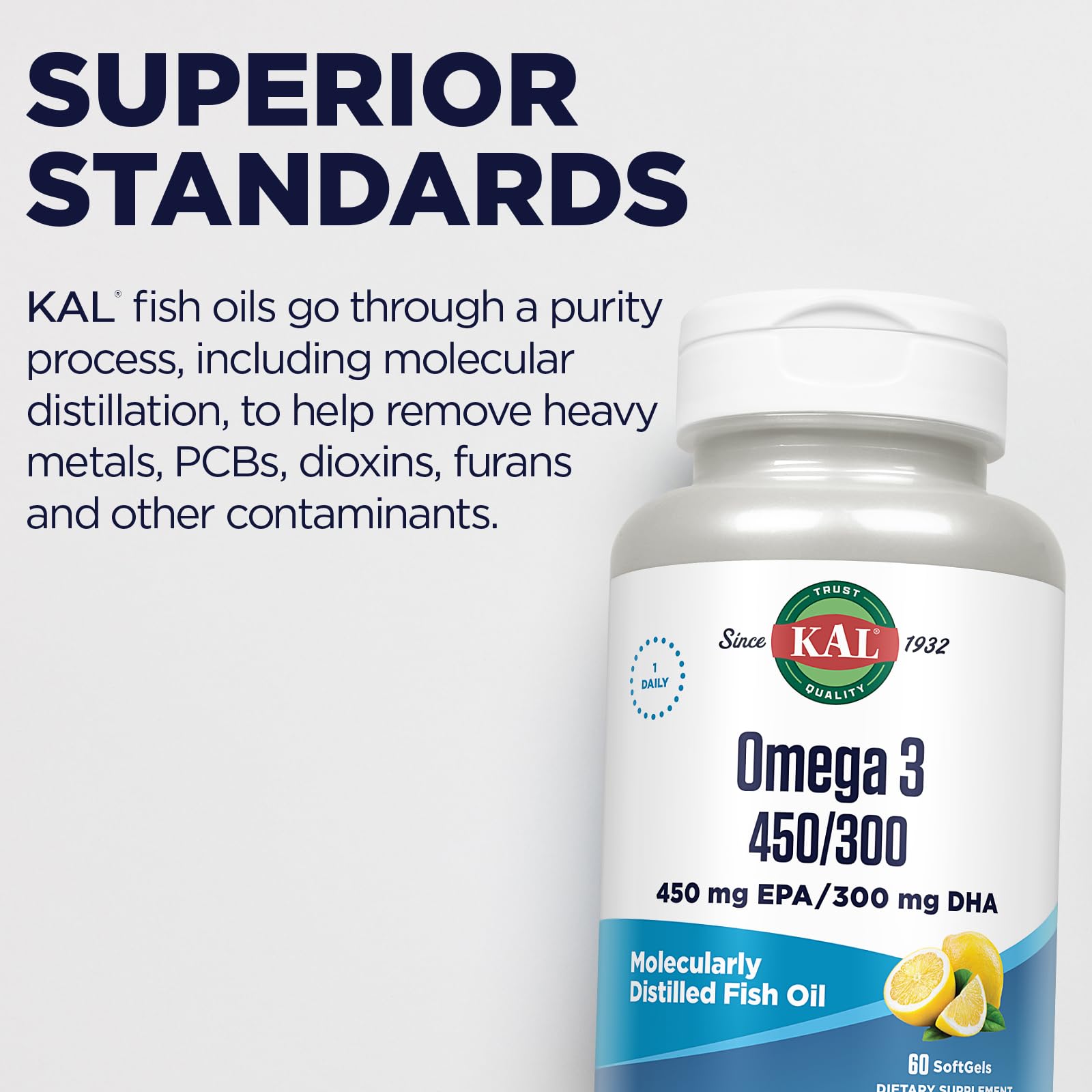 Source: wild, cold water fish for omega-3 extraction