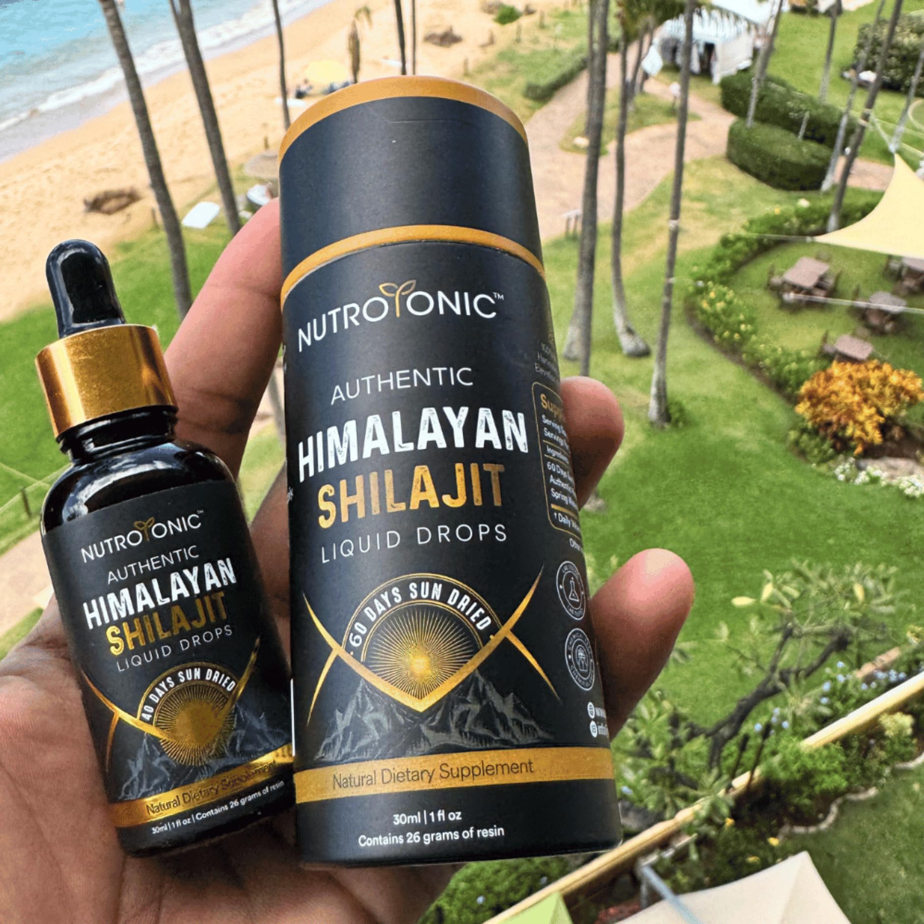 Wild-crafted Himalaya Shilajit from high-altitude source